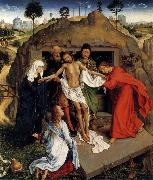 Roger Van Der Weyden The Beweinung painting